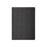 Щоденник недатований, Optima TWEED, А5, кремовий блок, клітинка, сірий, А5