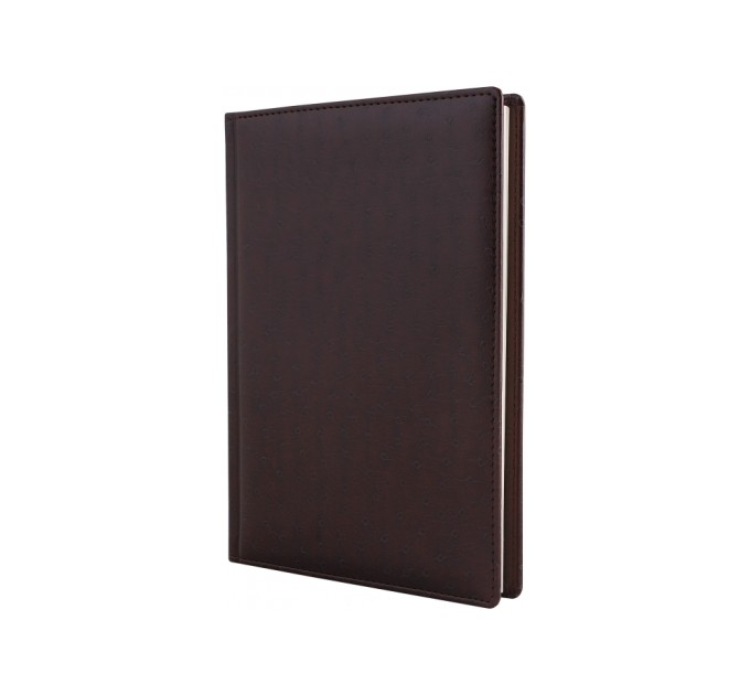 Щоденник недатований Cabinet, Ostrich, бордо, А5