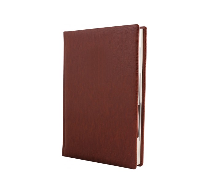 Щоденник недатований Cabinet, Lizard, коричневий, А5