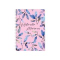 Блокнот Watercolor Memories, А5, обкл. картон, спіраль, 80 арк., кліт.