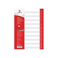 Роздільник аркушів А4 Optima, пластик, 1-20 розділ, цифровий