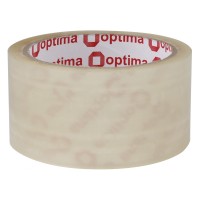 Стрічка клейка пакувальна (скотч) Optima Extra, прозора, 48мм*35м
