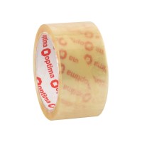Стрічка клейка пакувальна (скотч) Optima Extra, прозора, 48мм*50м