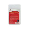 Бейдж вертикальний, 62х91 мм замок zip lock, PVC