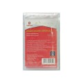 Бейдж вертикальний Optima, замок zip lock, PVC, 91х128 мм