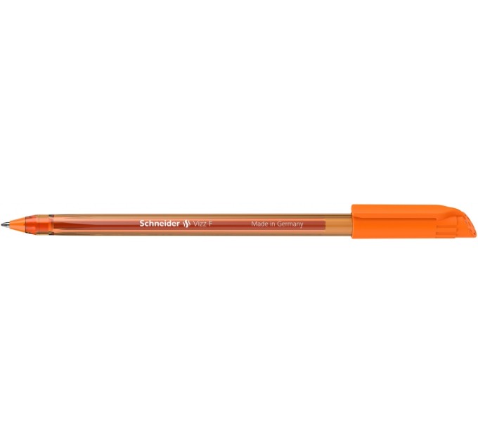 Ручка масляна SCHNEIDER VIZZ F 0,5 мм, колір чорнил помаранчевий