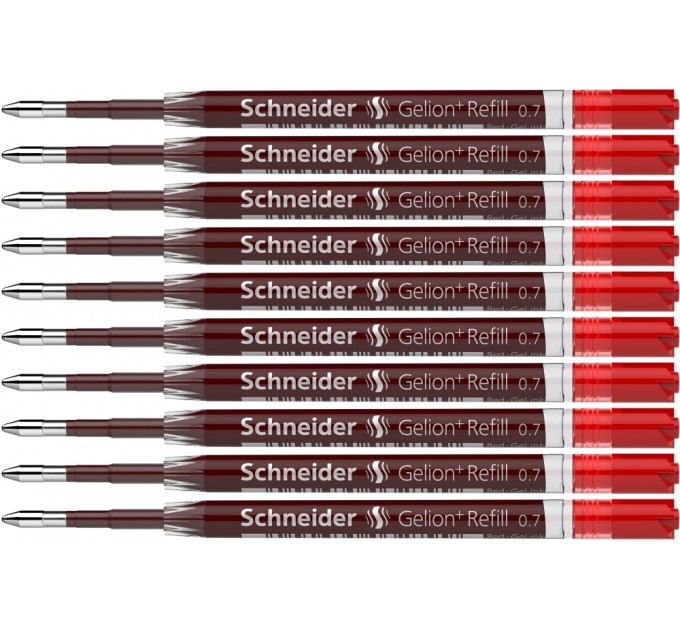 Стержень до ручки гелевої автомат. SCHNEIDER GELION 0,7 мм, колір чорнил червоний