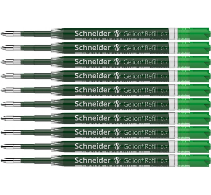 Стержень до ручки гелевої автомат. SCHNEIDER GELION 0,7 мм, колір чорнил зелений