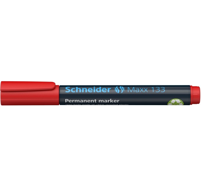 Маркер перманентний (спиртовий) SCHNEIDER MAXX 133 1-4 мм, червоний