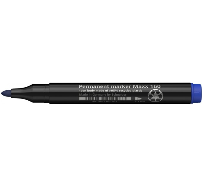 Маркер перманентний (спиртовий) SCHNEIDER MAXX 160 2-3 мм, синій