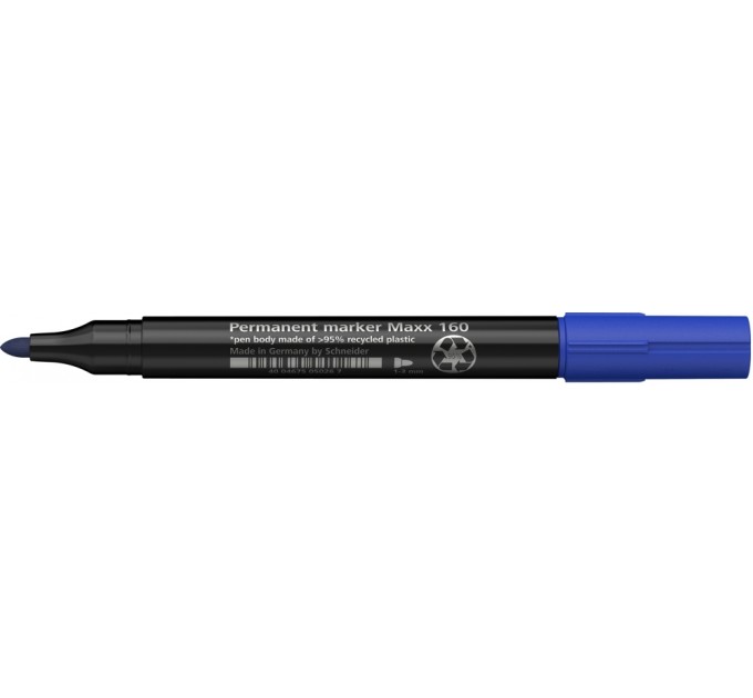 Маркер перманентний (спиртовий) SCHNEIDER MAXX 160 2-3 мм, синій