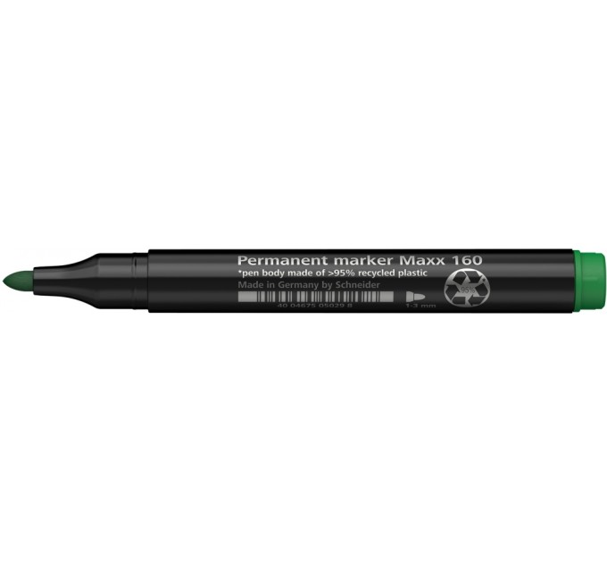 Маркер перманентний (спиртовий) SCHNEIDER MAXX 160 2-3 мм, зелений
