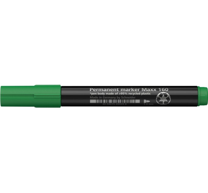 Маркер перманентний (спиртовий) SCHNEIDER MAXX 160 2-3 мм, зелений