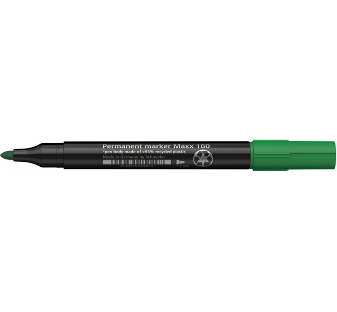 Маркер перманентний (спиртовий) SCHNEIDER MAXX 160 2-3 мм, зелений