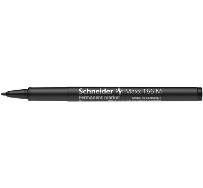 Маркер перманентний (спиртовий) SCHNEIDER MAXX 166 1,0 мм, чорний