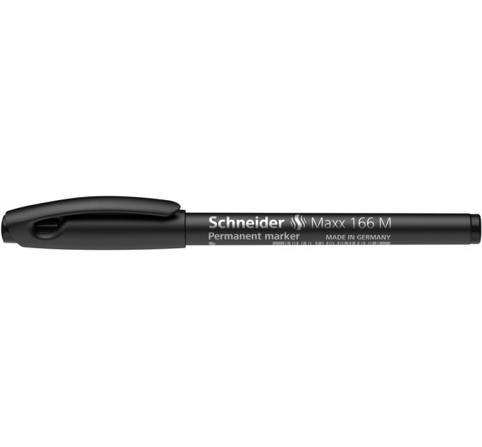 Маркер перманентний (спиртовий) SCHNEIDER MAXX 166 1,0 мм, чорний