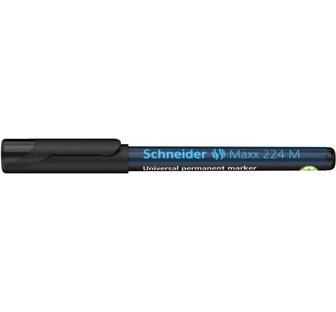 Маркер перманентний (спиртовий) універсальний SCHNEIDER MAXX 224 M 1,0 мм, чорний