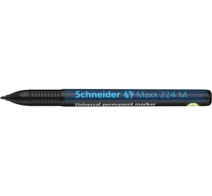 Маркер перманентний (спиртовий) універсальний SCHNEIDER MAXX 224 M 1,0 мм, чорний