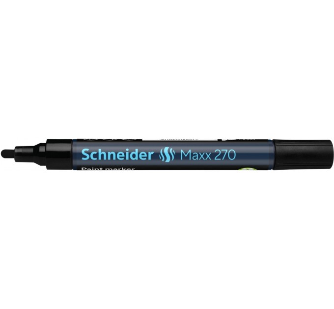 Маркер для декоративних та промислових робіт SCHNEIDER MAXX 270 1-3 мм, чорний