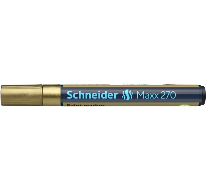 Маркер для декоративних та промислових робіт SCHNEIDER MAXX 270 1-3 мм, золотий