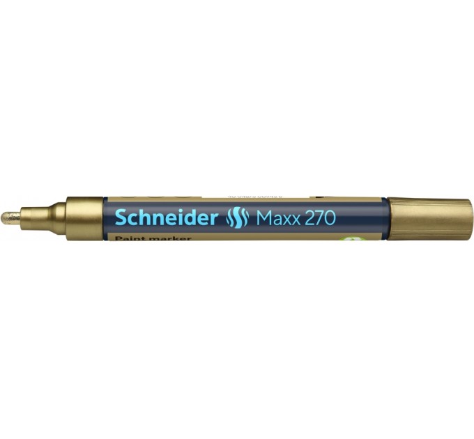 Маркер для декоративних та промислових робіт SCHNEIDER MAXX 270 1-3 мм, золотий