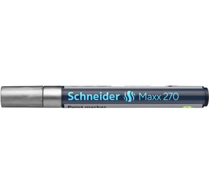 Маркер для декоративних та промислових робіт SCHNEIDER MAXX 270 1-3 мм, срібло