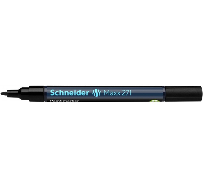 Маркер для декоративних та промислових робіт SCHNEIDER MAXX 271 1-2 мм, чорний
