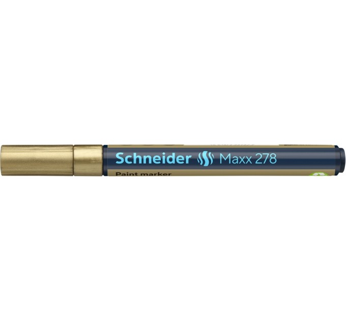 Маркер для декорат. та художніх робір SCHNEIDER MAXX 278 0.8 мм, золотий