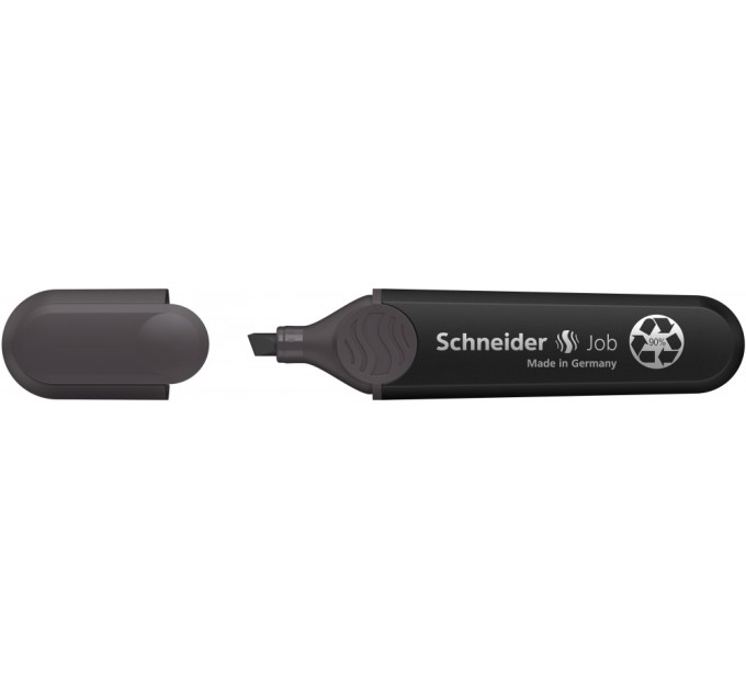 Маркер текстовиділювач SCHNEIDER JOB 1-5 мм, темно сірий