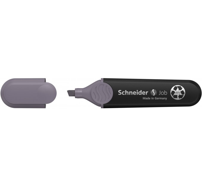 Маркер текстовиділювач SCHNEIDER JOB 1-5 мм, сірий