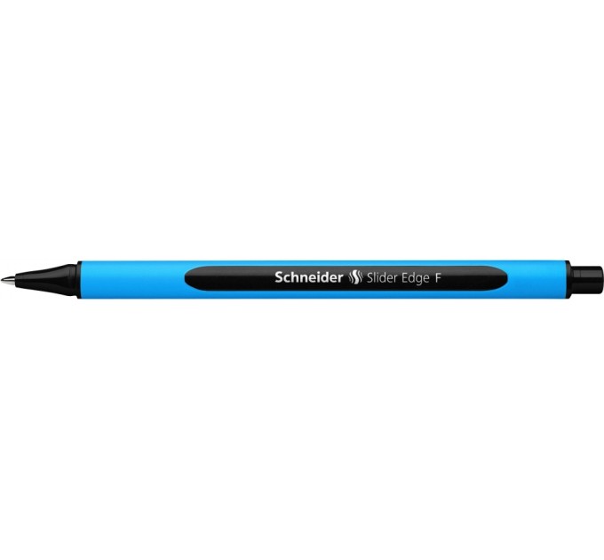 Ручка масляна SCHNEIDER SLIDER EDGE F 0,5 мм, колір чорнил чорний