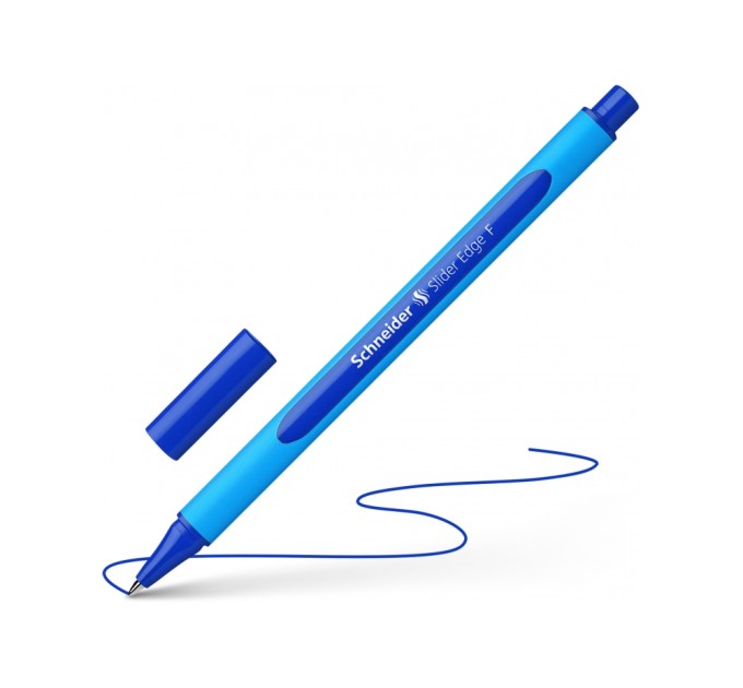 Ручка масляна SCHNEIDER SLIDER EDGE F 0,5 мм, колір чорнил синій
