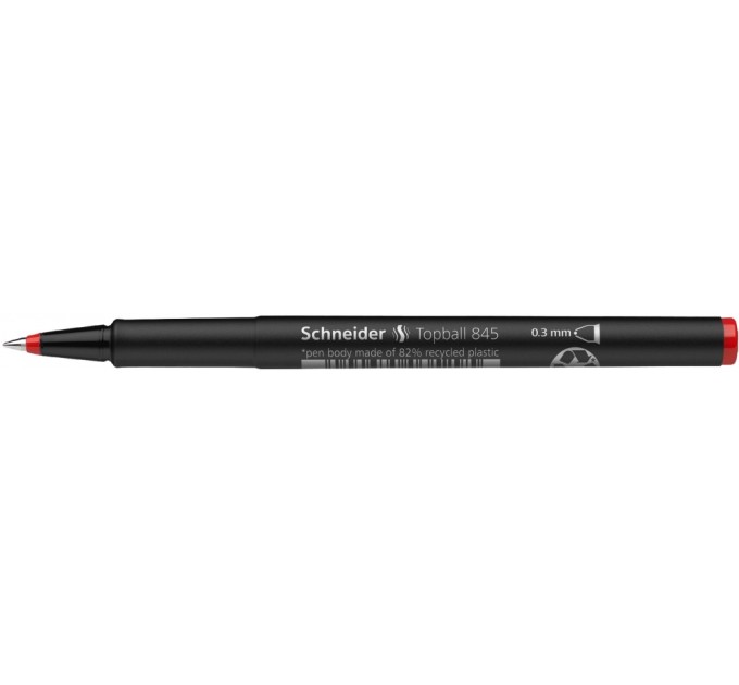 Ручка капілярна-ролер SCHNEIDER TOPBALL 845 0,3 мм, червоний