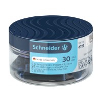 Контейнер з патронами чорнильними до перової ручки SCHNEIDER 30 шт, темно сині Контейнер з патронами чорнильними до перової ручки SCHNEIDER 30 шт, темно сині