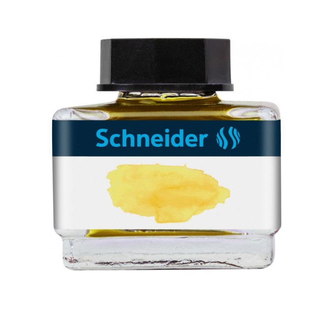 Флакон з рідкими чорнилами до перових ручок SCHNEIDER 15 мл, лимон