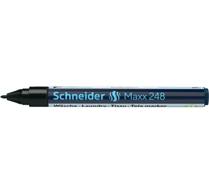 Маркер перманентний для написів по текстилю SCHNEIDER MAXX 248 1,0 мм, чорний