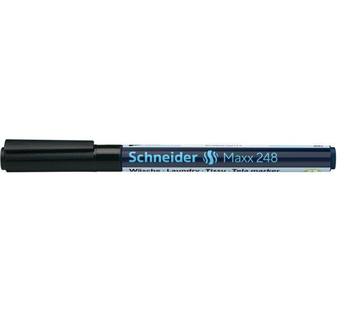 Маркер перманентний для написів по текстилю SCHNEIDER MAXX 248 1,0 мм, чорний
