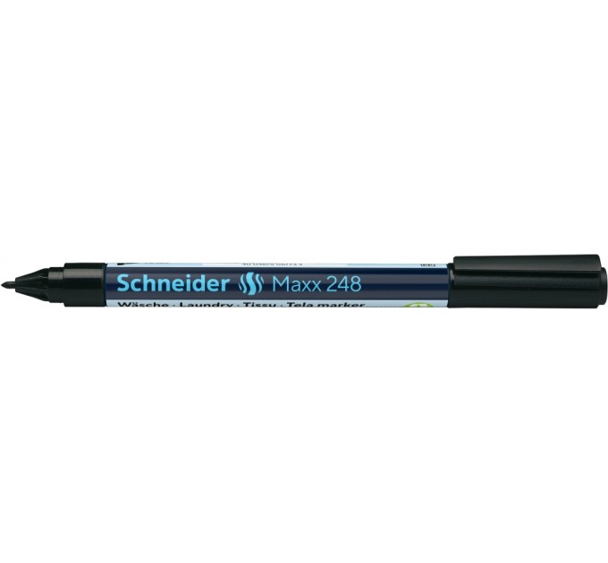 Маркер перманентний для написів по текстилю SCHNEIDER MAXX 248 1,0 мм, чорний