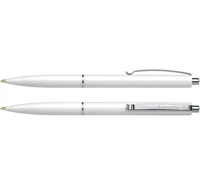Ручка кулькова автомат. SCHNEIDER К15 корпус білий, колір чорнил синій