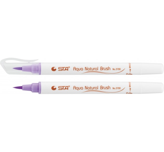 Маркер-пензлик акварельний STA 3700 AQUA NATURAL BRUSH 3700, мальва