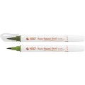 Маркер-пензлик акварельний STA 3700 AQUA NATURAL BRUSH 3700, зелений оливковий