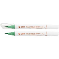Маркер-пензлик акварельний STA 3700 AQUA NATURAL BRUSH 3700, кислотний зелений