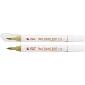 Маркер-пензлик акварельний STA 3700 AQUA NATURAL BRUSH 3700, оливково жовтий