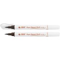 Маркер-пензлик акварельний STA 3700 AQUA NATURAL BRUSH 3700, шоколадний