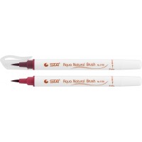 Маркер-пензлик акварельний STA 3700 AQUA NATURAL BRUSH 3700, червоне вино