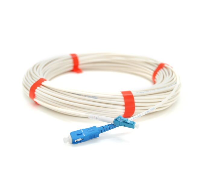 Патчкорд оптичний LC / UPC-SC / UPC (ОКВс-А(0,1)Пнг-HF-1Е1) 15м.