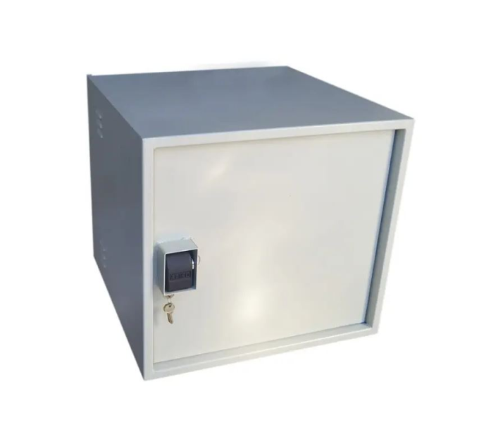 Антивандальна шафа VAGOS Super Antilom 19" 15U - 1.5 (600х750x600) двері - приховані петлі, замок - крабовий, 8відп. 22мм