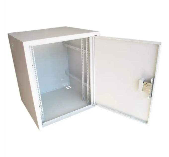 Антивандальна шафа VAGOS Super Antilom 19" 15U - 1.5 (600х750x600) двері - приховані петлі, замок - сувальдний, 8відп. 22мм