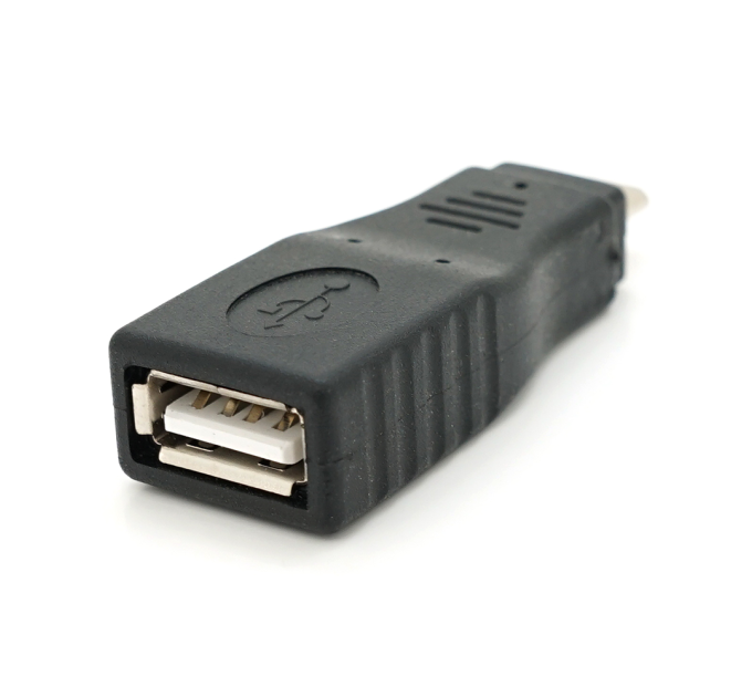 Перехідник USB AF (мама) - micro USB (тато)