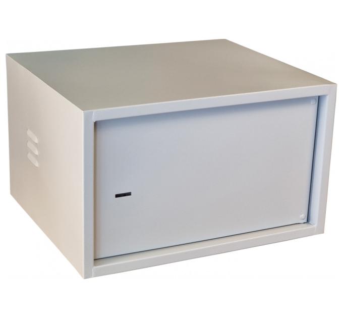 Антивандальна шафа VAGOS Lite Super Antilom 19" 7U - 0.8мм (530х320x450) двері - приховані петлі, замок - сувальдний, 8відп.